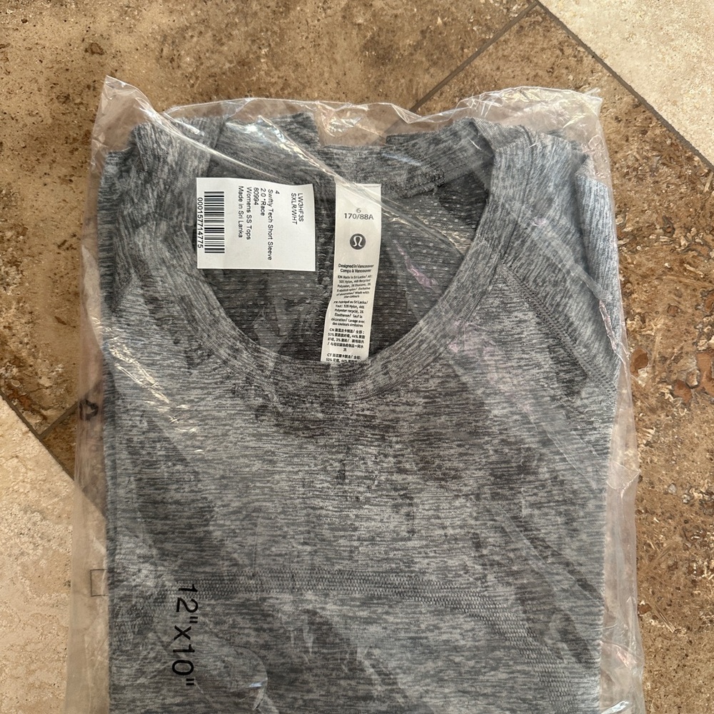 LIKE 🆕Lululemon Swiftly Tech Short Sleeve Shirt*Race/Waist